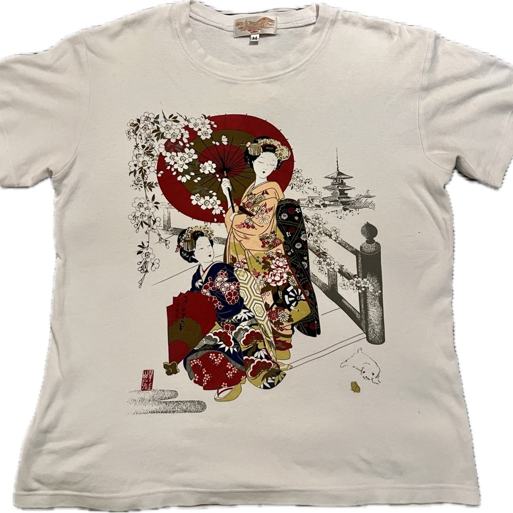 Vintage Japanese 100% Cotton T-Shirt